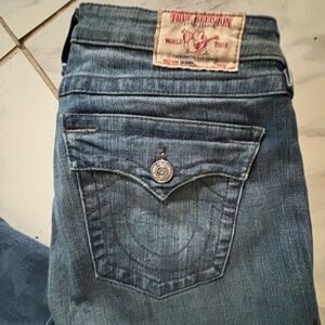 True Religion Women's Light Blue Denim Jeans